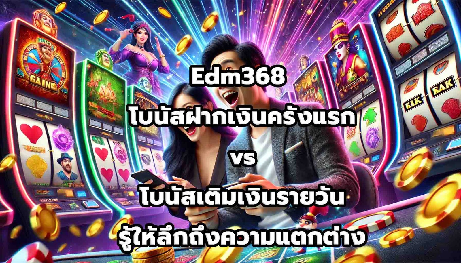 Edm368 โบนัสฝากเงินครั้งแรก vs โบนัสเติมเงินรายวัน รู้ให้ลึกถึงความแตกต่าง-15