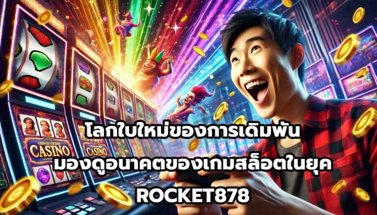 โลกใบใหม่ของการเดิมพัน มองดูอนาคตของเกมสล็อตในยุค ROCKET878-1
