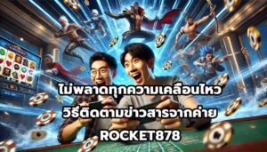ไม่พลาดทุกความเคลื่อนไหว วิธีติดตามข่าวสารจากค่าย ROCKET878-2